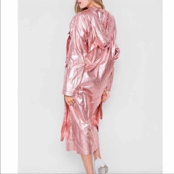Rose Metallic long Zip Jacket - Picture 3 of 4